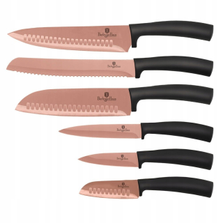 Sada nožov v zbierke 6 Berlinger Haus Rose Gold Collection a viac PC.