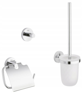 Sada 3in1 Grohe Essential kúpeľňových doplnkov