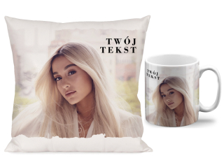 Vankúš -  Ariana Grande Mubk Set + Darček vankúš N.8