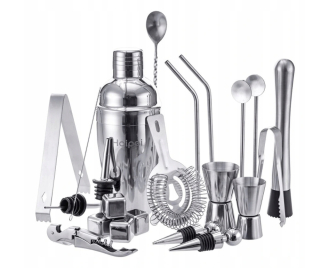 Bartending Set pre nápoje Shaker 22 prvkov 750 ml