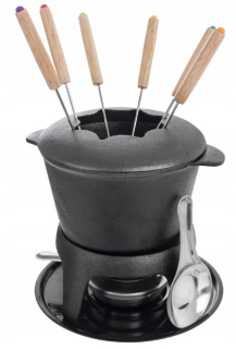 Zostava Fondue - Sada pre Found horúca čokoláda hrnca kanvicou
