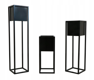 Stojan na kvety - Sada Modern Metal Loft záhonov