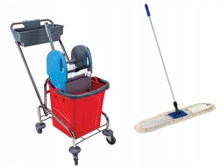Integrálne čistenie vozíka 25L+ mop 80 cm