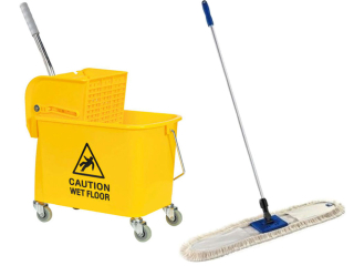 Kentucky Set Cleaning Trolley 20L + mop 80cm