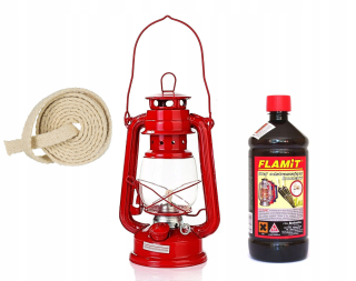 Lampáš, svietník - Sada olejové lampy 24cm pre komáre 1l uzol C