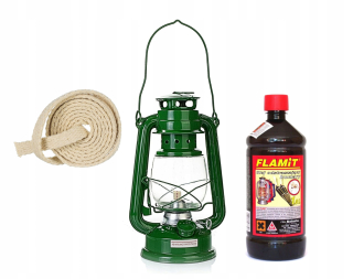 Lampáš, svietník - LIGHT KIT 24 cm olej, olej na Komáre 1l + KNOT