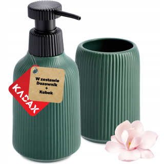 Kúpeľňa Set Soap DispenSer Green Cup