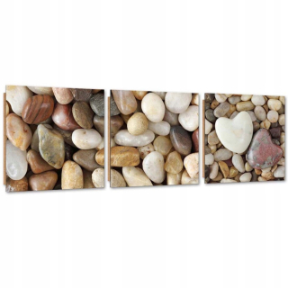 Sada maľieb Deco Panel, Stone Hearts - 150x50