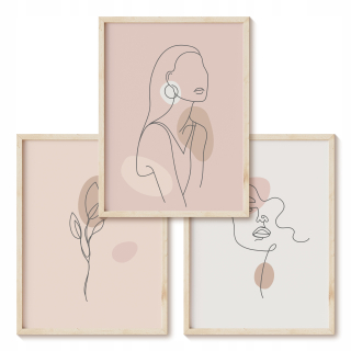 Linky zberu plagátov č. 1 ľudia, rastliny, umenie bez rámu 40 x 50 cm