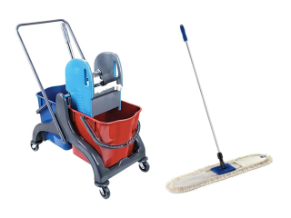 Saturn Set Cleaning Trolley mop 60 cm bavlna
