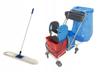 Spark Set Cleaning Trolley 2x20l Mop 80 cm