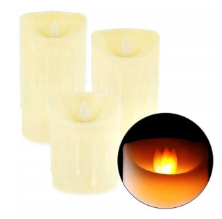 SKAMVIT 3 PCS Zápach sviečky.