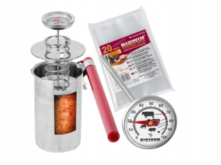 Tlakový hrniec - Nastaviť! Biovine Ham + Veľký teplomer + tašky