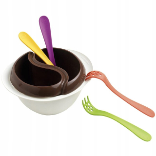 Zostava Fondue - Čokoládové fondue sada pre biely mikrovlnnej rúry