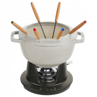 Zostava Fondue - Sada pre liatinový fondue pre 6 osôb Staub 2.3 L