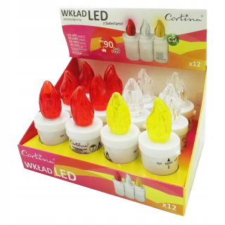 Večné svetlo, kahanec - Znicz LED 4/20 / WLC-LED MINOR / 12