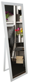 Kúpeľňové zrkadlo - Stojanové zrkadlo, obdĺžnikové, drevený rám, 500 x 1700 mm