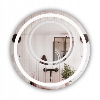 okrúhle LED ZRKADLO FI 60cm DOTYKOVÝ SPÍNAČ