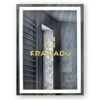 Nástenné zrkadlo Framado, obdĺžnik, 500 x 700 mm