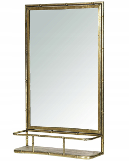 Kúpeľňové zrkadlo - Skandi.pl nástenné zrkadlo, obdĺžnik, kovový rám, 330 x 580 mm