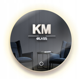 Kúpeľňové zrkadlo - KM-GLASS nástenné zrkadlo, kruh, 600 x 600 mm
