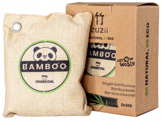 Pohlcovač vlhkosti - Zuzii bambusové uhlie absorbéru 2x200 g