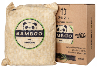 Pohlcovač vlhkosti - Zuzii bambusové uhlie absorbéru 2x500 g