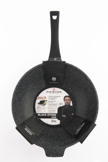 Panvica - Tradičná panvica Zwieger s čiernym kameňom, 32 cm, žula