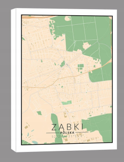 Zuby farebná mapa - obrázok na plátne