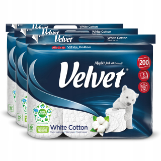 Toaletný papier - Zamatový toaletný papier neparfumovaný 36 ks.