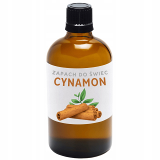 Sviečka parafínu Vôňa 100 ml škoricového oleja