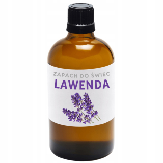 Sviečka parafínu Vôňa 100 ml levanduľového oleja
