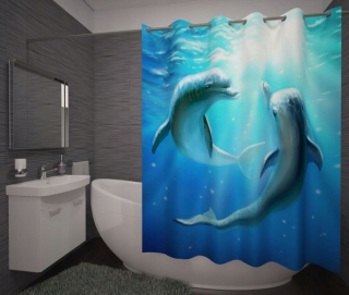 Sprchový záves Livarno 180 x 200 cm