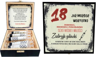 Čierna dekoratívna škatuľa veka