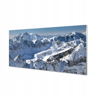 Plex Wall Image Mountain Winter Snow 140x70 cm