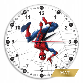 Hodiny - Nástenné hodiny Matt Marvel Spider-Man 003