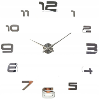 Hodiny - 3D nástenné hodiny s moderným mechanizmom