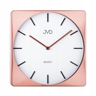 Hodiny - Nástenné hodiny JVD Kovové medi -15%