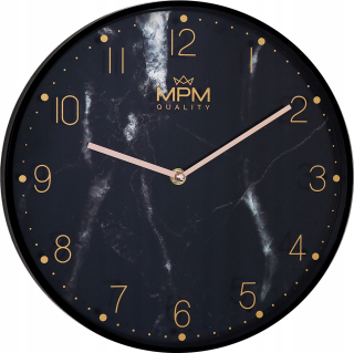Hodiny - Nástenné hodiny mramor, minerálne sklo - 3897,90