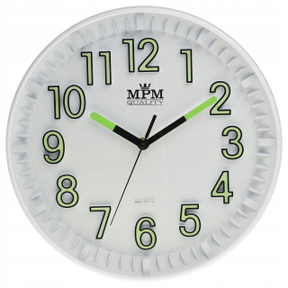 Hodiny - Nástenné hodiny MPM E01.3231.00 fi 30 cm Lume Sweep