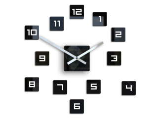 Hodiny - ModernClock nástenné hodiny - Design Cube - 50 cm!