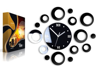Hodiny - Nástenné hodiny RING krásnych a moderných farieb 55cm