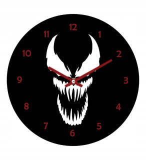 Hodiny - Nástenné hodiny do miestnosti pre mládež Venom
