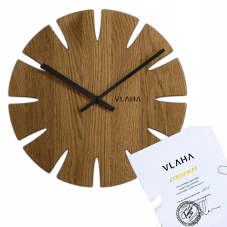 Hodiny - Nástenné hodiny drevené OAK premium cut fi 32