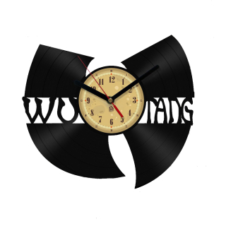 Hodiny - Vinylové nástenné hodiny Wu Tang Clan