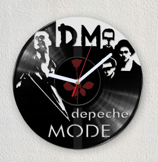 Hodiny - DEPECHE MODE CLOCK vinyl clock
