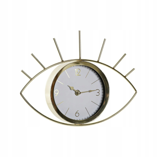 Hodiny - Hodinky DKD Home Decor Big Eye Metal Gold (29