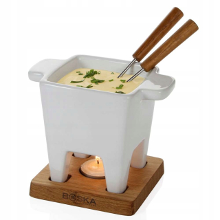 Zostava Fondue - Divine sada pre biele fondue 3Poj. 200ml dub
