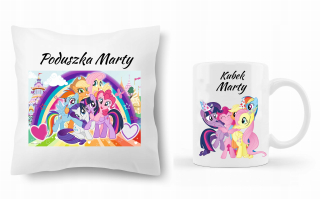 Vankúš - Poníky set vankúš My Little Pony Cup