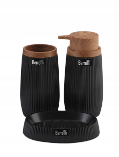 Kúpeľňa sada 3 El Black Soap DispenSer